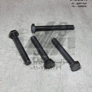 پیچ شش گوش خشکه تمام رزوه 60×8 گرید 8/8 - سیاه