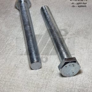 شش گوش آهنی 120×20 - سفید